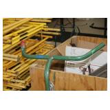 Welding Dolly 2-wheel 1-Shelf Green 21"Wx14"Dx42-1/2"H  with Tank Chain