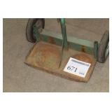 Welding Dolly 2-wheel 1-Shelf Green 21"Wx14"Dx42-1/2"H  with Tank Chain