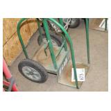 Welding Dolly 2-wheel Green 15-1/2"Wx20"Dx49-1/2"H  with Tank Chain