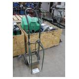 Welding Dolly 2-wheel Green 15-1/2"Wx20"Dx50"H  with Tank Chain