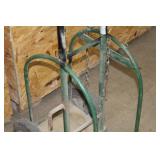 Welding Dolly 2-wheel Green 15-1/2"Wx20"Dx50"H  with Tank Chain