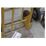 Welding Dolly 4-wheel Yellow 24"Wx17"Dx49"H