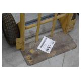 Welding Dolly 4-wheel Yellow 24"Wx17"Dx49"H