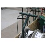 Welding Dolly 2-wheel 1-Shelf Green 21"Wx13"Dx47"H  with Tank Chain
