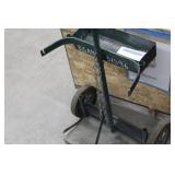 Welding Dolly 2-wheel 1-Shelf Green 21"Wx13"Dx47"H  with Tank Chain