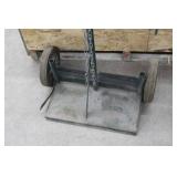 Welding Dolly 2-wheel 1-Shelf Green 21"Wx13"Dx47"H  with Tank Chain