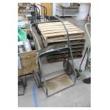 Welding Dolly 2-wheel 1-Shelf Green 31"Wx20"Dx45"H  with Tank Chain