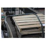 Welding Dolly 2-wheel 1-Shelf Green 31"Wx20"Dx45"H  with Tank Chain