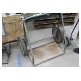 Welding Dolly 2-wheel 1-Shelf Green 31"Wx20"Dx45"H  with Tank Chain