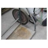 Welding Dolly 2-wheel 1-Shelf Green 31"Wx20"Dx45"H  with Tank Chain