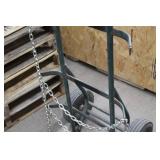 Welding Dolly 2-wheel Green 21"Wx18"Dx49"H  with Tank Chain