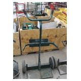 Welding Dolly 2-wheel 1-Shelf Green 26"Wx16"Dx48"H  with Tank Chain