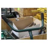 Welding Dolly 2-wheel 1-Shelf Green 26"Wx16"Dx48"H  with Tank Chain