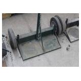 Welding Dolly 2-wheel 1-Shelf Green 26"Wx16"Dx48"H  with Tank Chain
