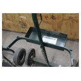 Welding Dolly 2-wheel 1-Shelf Green 26"Wx16"Dx48"H  with Tank Chain