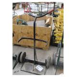 Welding Dolly 2-wheel Green 26"Wx16"Dx48"H  with Tank Chain