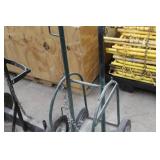 Welding Dolly 2-wheel Green 15"Wx20"Dx48"H  with Tank Chain