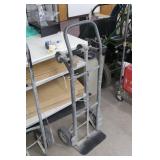 Hand Truck 4-wheel Grey 17"Wx14"Dx48"H