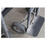 Hand Truck 4-wheel Grey 17"Wx14"Dx48"H