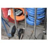 Hand Truck 2-wheel Grey 21"Wx16"Dx51"H