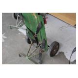 Welding Dolly 2-wheel Green 13"Wx11"Dx39"H  with Tank Strap