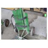 Welding Dolly 2-wheel Green 13"Wx11"Dx39"H  with Tank Strap