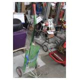 Welding Dolly 2-wheel Green 13"Wx11"Dx39"H  with Tank Strap