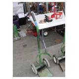 Welding Dolly 2-wheel Green 12"Wx14"Dx22"H