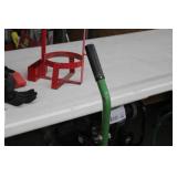 Welding Dolly 2-wheel Green 12"Wx14"Dx22"H  with Tank Chain