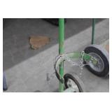 Welding Dolly 2-wheel Green 12"Wx14"Dx22"H  with Tank Chain