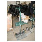 Welding Dolly 2-wheel 1-Shelf Green 22"Wx16"Dx46"H  with Tank Chain