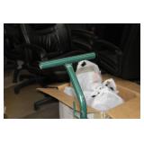 Welding Dolly 2-wheel 1-Shelf Green 22"Wx16"Dx46"H  with Tank Chain