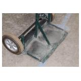 Welding Dolly 2-wheel 1-Shelf Green 22"Wx16"Dx46"H  with Tank Chain