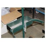Welding Dolly 2-wheel 1-Shelf Green 22"Wx16"Dx46"H  with Tank Chain