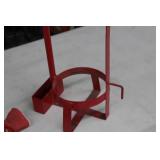 Steel Welding Caddy Red 9"Wx10"Dx25"H