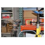 Lot of (4) Pipe Stand V-head 24" Base