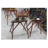 Lot of (2) Pipe Stand 27"Lx22"Wx32-1/2"H