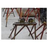 Lot of (2) Pipe Stand 27"Lx22"Wx32-1/2"H