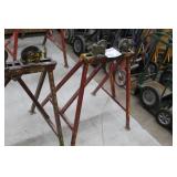 Lot of (2) Pipe Stand 27"Lx22"Wx32-1/2"H