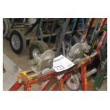 Lot of (2) Pipe Stand 27"Lx22"Wx32-1/2"H