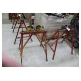 Lot of (2) Pipe Stand 27"Lx22"Wx32-1/2"H