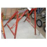 Lot of (2) Pipe Stand 27"Lx22"Wx32-1/2"H