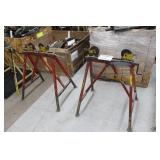 Lot of (2) Pipe Stand 27"Lx22"Wx32-1/2"H