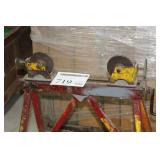 Lot of (2) Pipe Stand 27"Lx22"Wx32-1/2"H