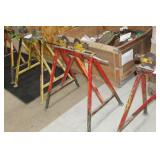 Lot of (2) Pipe Stand 27"Lx22"Wx32-1/2"H