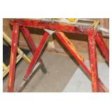 Lot of (2) Pipe Stand 27"Lx22"Wx32-1/2"H