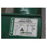 Lot of (2) Greenlee Industrial Cable Feeding Sheave 5" 441