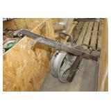 Industrial Pulley 5"Wx18"D  with Sheave