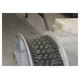 Industrial Pulley with Rubber Track  8-1/2"Wx24"D