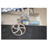 Lot of (2) Industrial Pulley  with Sheave (x2)